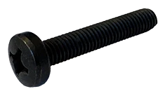 M5 X 8mm Machine Screws | Pan Head | Phillips Drive | 18/8 Stainless Steel Black Oxide (1500/Pkg.)