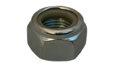 [100 PKG] Hex Lock Nuts Nylon Insert Class 8 Steel Zinc DIN 985 M18-2.50