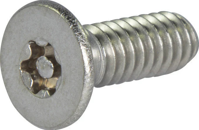 [100 PKG] Machine Screws Flat Head Pin In Torx 18/8 Stainless Steel M6-1 X 30