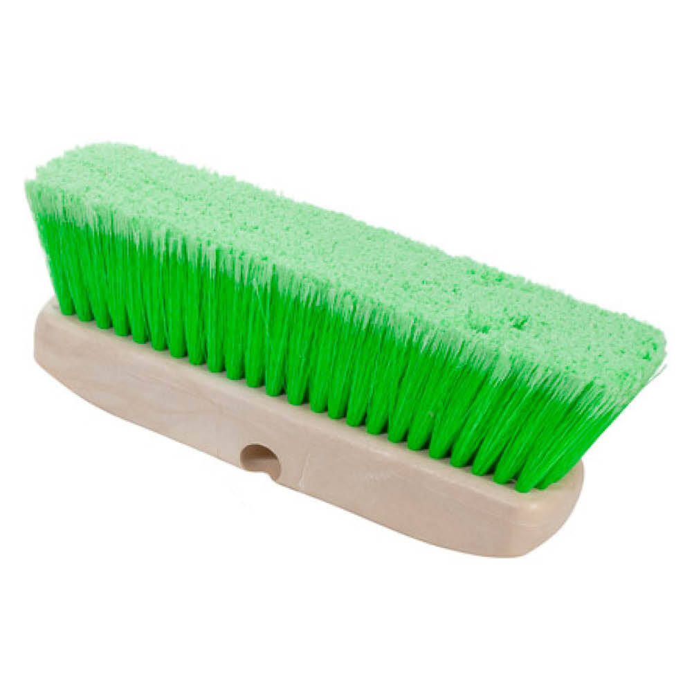 [1 PC] Green Flagged Polystyrene Acid Resistant Wash Brush  8" Block (Magnolia Brush)