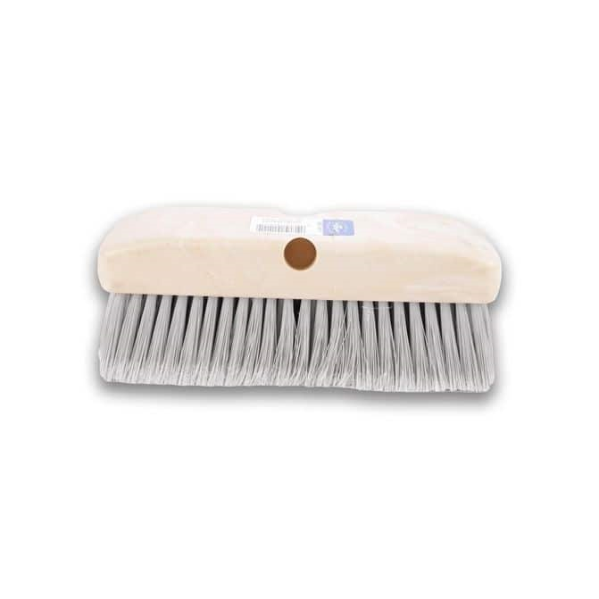 [1 PC] Grey Flagged Polystyrene Acid Resistant Wash Brush  10" Block (Magnolia Brush)