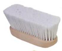 [1 PC] White Flagged Polystyrene Acid Resistant Wash Brush  8" Block (Magnolia Brush)