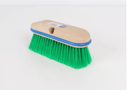 [1 PC] Dark Green Flagged Nylon Wash Brush  9" Block (Magnolia Brush)