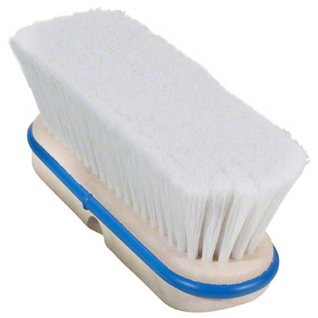 [1 PC] White Flagged Polystyrene Wash Brush  9" Block (Magnolia Brush)