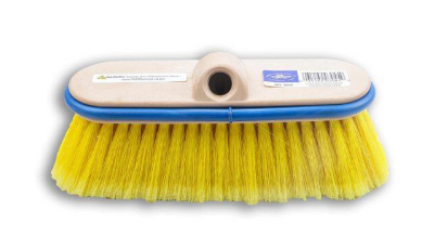 [1 PC] Yellow Flagged Polystyrene Wash Brush  9" Block (Magnolia Brush)