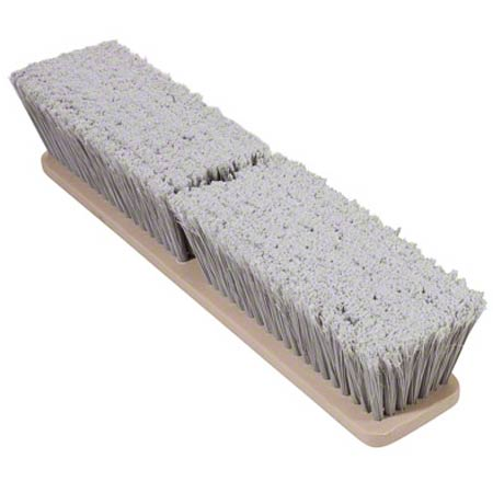 [1 PC] Grey Flagged Polystyrene Floor Style Wash Brush  14" Block (Magnolia Brush)
