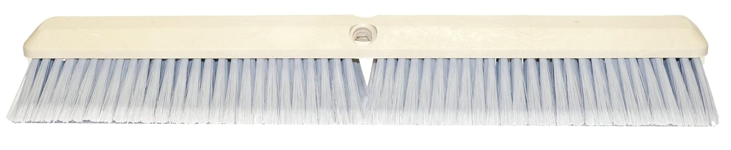 [1 PC] Grey Flagged Nylon Floor Style Wash Brush  24" Block (Magnolia Brush)
