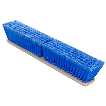 [1 PC] Blue Flagged Polystyrene Floor Style Wash Brush  18" Block (Magnolia Brush)