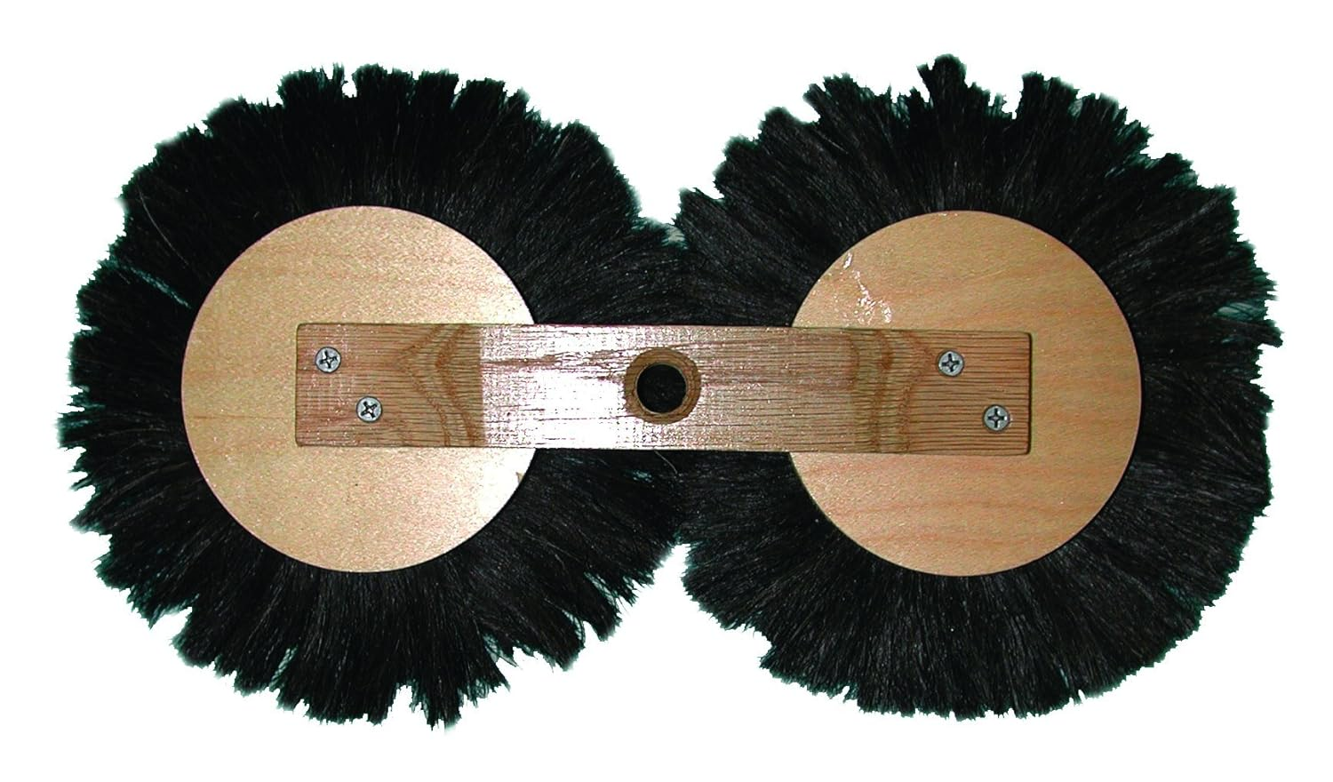 [1 PC] Black Horsehair Crowsfoot Texture Round Brush  16" (Magnolia Brush)