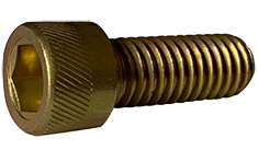 [50 PKG] Socket Cap Screw Cadmium Yellow MS16997 1/4-20 X 2 1/4