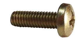 Machine Screws Phil Pan Steel Cadmium Yellow Plated (MS35207) 10/32 X 1-1/2