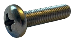 Machine Screws Phil Pan 18/8 Stainless Black Oxide (MS51958) 0-80X3/16