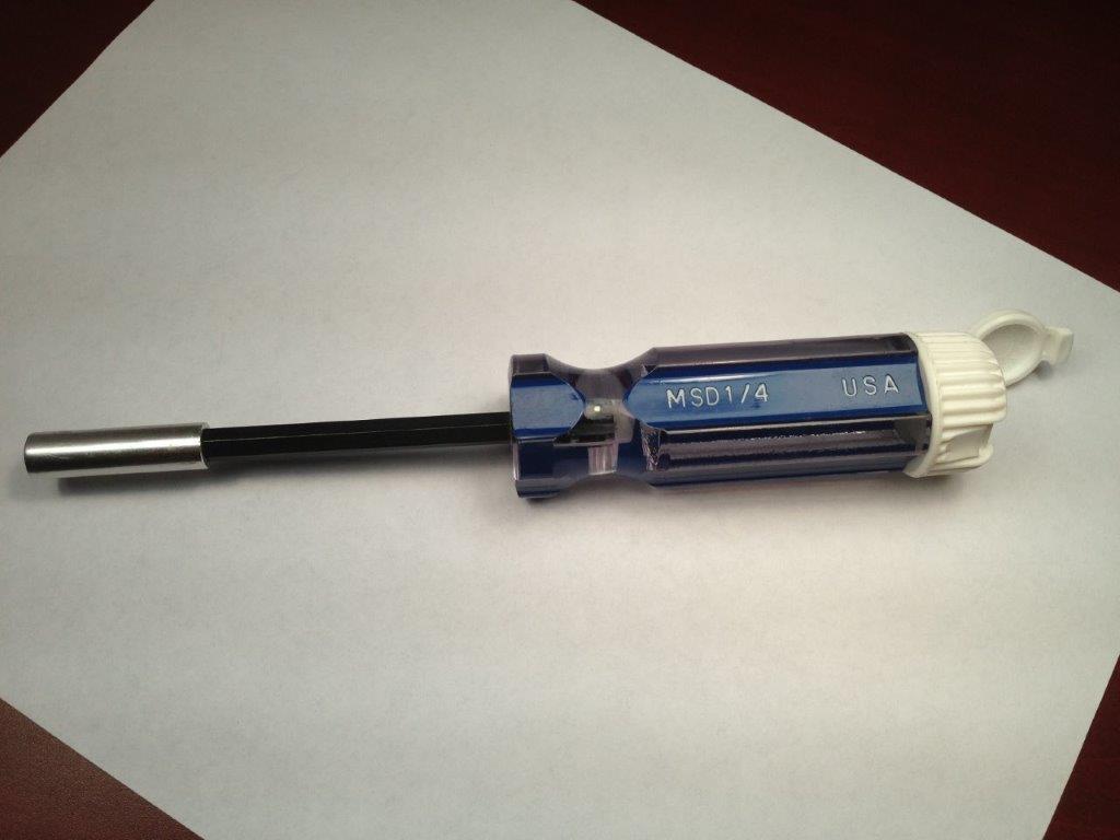 [5 PC] Security Screwdrivers | Magnetic Storage | 1/4"