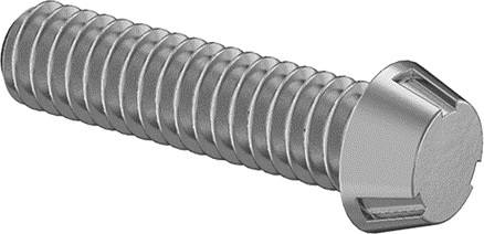 [100 PKG] Machine Screws Round Head Tri-Groove Theft-Pruf Steel Zinc Plated 1/4-20 X 2
