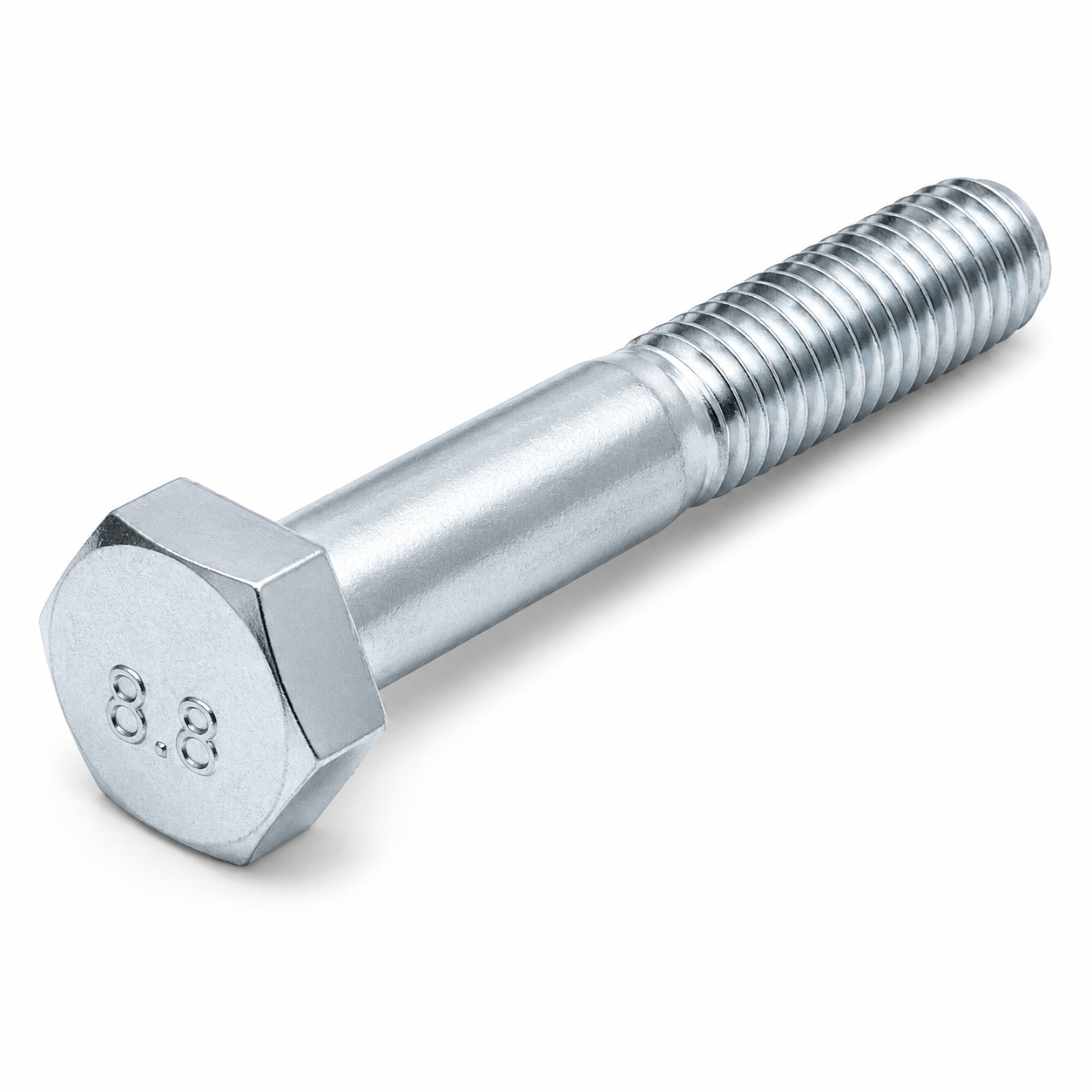 Class 8.8 Steel Zinc Plated Hex Head Cap Screws