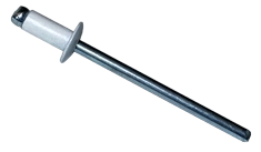 [10000 BULK] Blind Rivets | Dome Head | Steel/Steel White Painted | 1/8 Diameter .06-.12 Grip