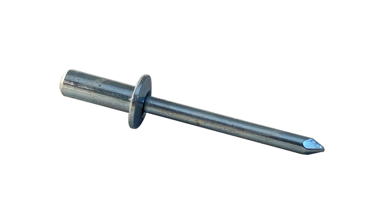 [3000 BULK] Closed End Blind Rivets | Dome Head | Steel/Steel Zinc Plated | 3/16 Diameter .50-.62 Grip