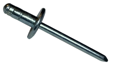 [4000 BULK] Multi-Grip Blind Rivets | Dome Head | Steel/Steel Zinc Yellow | 3/16 Diameter .039-.354 Grip