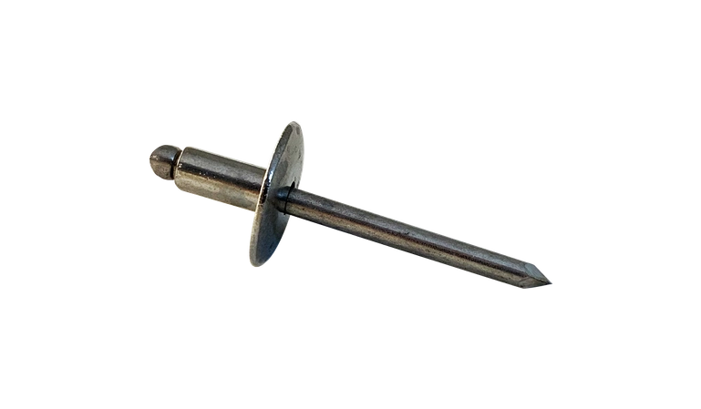 [2000 BULK] Blind Rivets | Large Flange Dome Head | Stainless Steel/Stainless Steel | 3/16 Diameter .62-.75 Grip