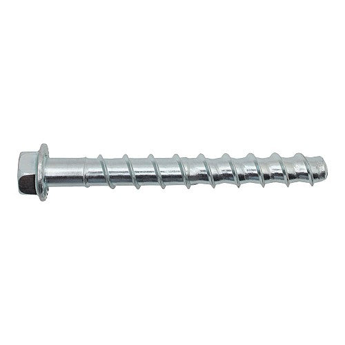 [50 PKG] Concrete Screw Anchors Zinc Plated  1/2 X 4