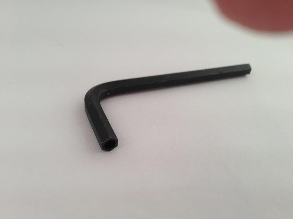 [10 PC] Security Keys | Hex Socket | 1/4" | Short Arm | Drilled Both Ends