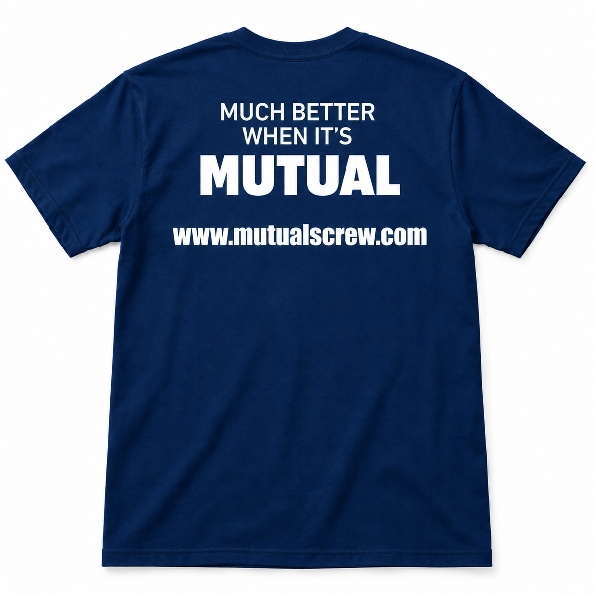 Mutual Screw Logo T-Shirt | Navy Blue
