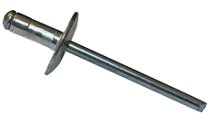 [2000 BULK] Multi-Grip Blind Rivets | Large Flange Dome Head | Aluminum/Steel | 3/16 Diameter .500-.781 Grip