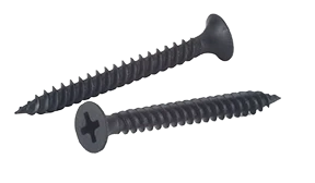 [2000 BULK] Drywall Screws Phillips Bugle Head Fine Thread Steel Black Phosphate #10 X 1-1/4