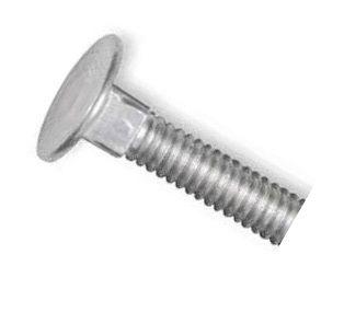 Flat Head Steel Zinc Plated Carriage Bolts 1/4-20 X 2-1/2