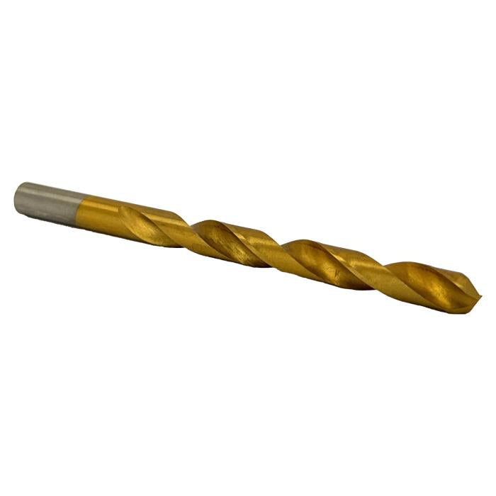 [6 PKG] 3/8" Tin Coated Jobber Length Drill Bit