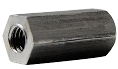 #10-32 X 1 1/4" Hex Female Standoffs | 3/8" AF | Aluminum (1000 / Pkg.)