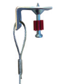 Gripple Angel 4-Point Hook 12" Arm | 10 Ft | 1/4" Barrel End | 33 lb SWL | AL1-FPHG300-BQG-10FT (10/Pkg.)