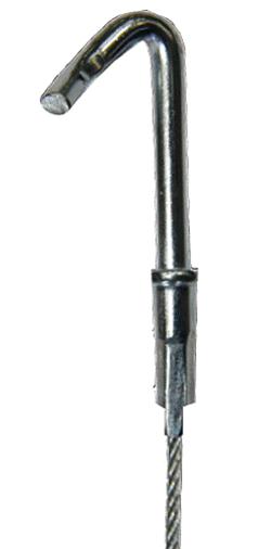 Gripple Standard Hanger No. 2 | 15 Ft | Cladding Hook End | 100 lb SWL | HF2-CHG-15FT (10/Pkg.)