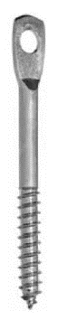 Gripple Angel Adjustable Y-Hook 12" Arm | 10 Ft | 1/4" Eyelag Wood Screw End | 3" Length | 33 lb SWL | AL1-AYHG300-ELW-10FT (10/Pkg.)
