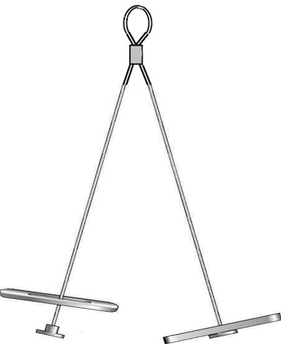 Gripple Standard Hanger Y-Fit No. 2 | 12 Ft | Y-Fit Toggle Accessory | 300mm Arm | 25 lb SWL | AY2-TQG-300MM (10/Pkg.)