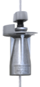 Gripple UniGrip | 5 Ft | 1/4" C-Clip End Fixing | 100 lb SWL | UG2- CC1/4-5FT (10/Pkg.)