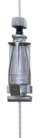 Gripple UniGrip | 15 Ft | 1/4" C-Clip End Fixing | 100 lb SWL | UG2-QT-CC1/4-15FT (10/Pkg.)