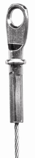 Gripple Angel 4-Point Hook 12" Arm | 20 Ft | 1/4" Straight Eyelet End | 33 lb SWL | AL1-FPHG300-EYQG-20FT (10/Pkg.)