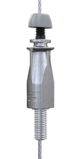 Gripple UniGrip | 15 Ft | 1/4" C-Clip End Fixing | 100 lb SWL | UG2-FN-CC1/4-15FT (10/Pkg.)