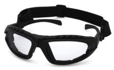 Dentec Safety Dust Devil™ Clear Anti-Fog ANSI/CSA Lens Foam Lined Safety Goggles - 6/Box