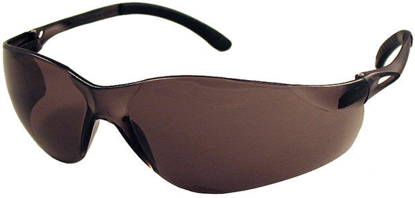 Dentec Safety SenTec™ Gray Anti-Fog ANSI/CSA Lens & Rubberized Temple Safety Glasses - 12/Box