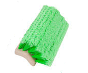 Magnolia Brush Bi-Level Green Polystrene Deck Scrub Brush