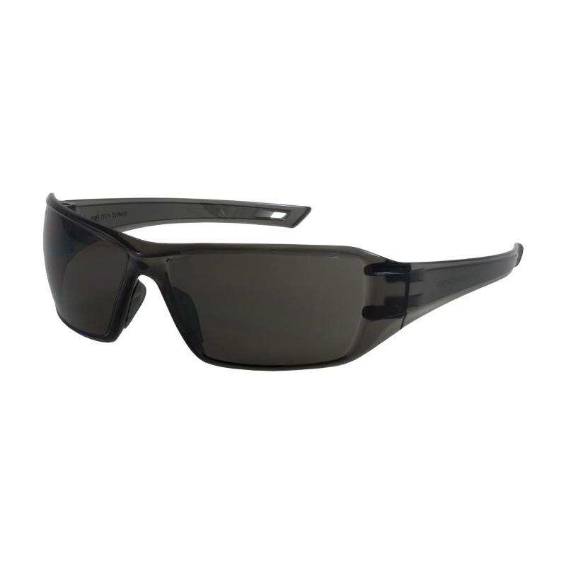 PIP Captain™ Gray Anti-Scratch/FogLess® 3Sixty™ Coated Lens & Temple Rimless Safety Glasses