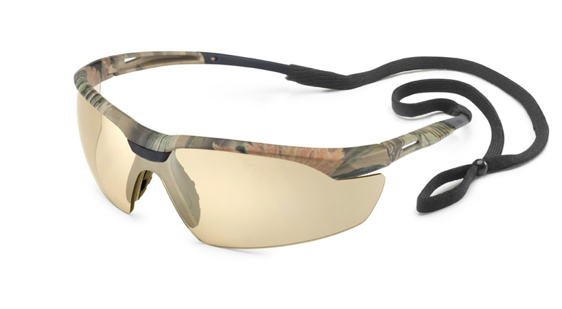 Gateway Safety Conqueror® Bronze Mirror Lens Camo Frame Safety Glasses - 10 Pack