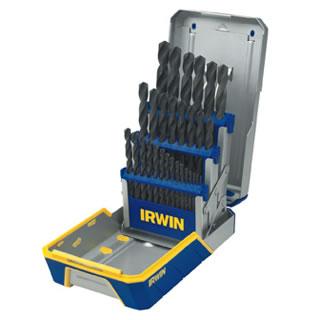 Irwin 29 Piece Black Oxide Metal Index Drill Bit Set