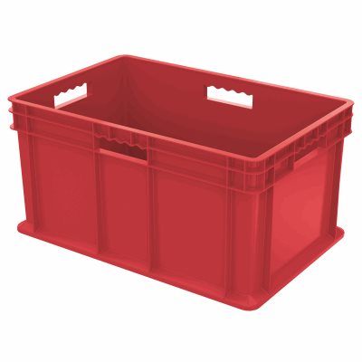 Akro-Mills Straight Wall Container, Solid Side & Base, 23 3/4