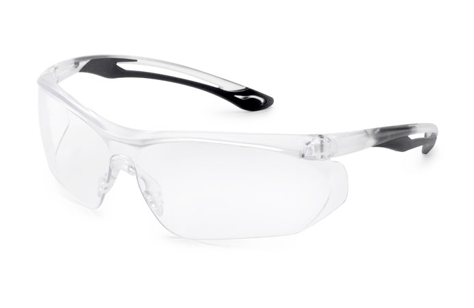 Gateway Safety Parallax™ Clear Anti-Fog Lens & Temple Black Flex Safety Glasses - 10 Pack