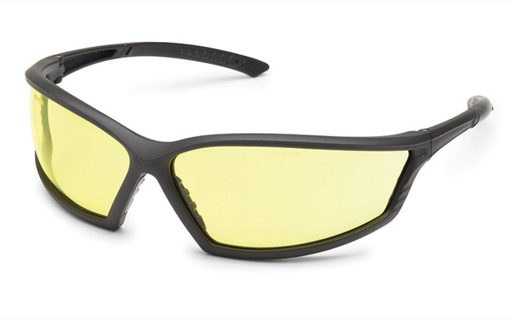 Gateway Safety 4×4® Amber Lens Black Frame Safety Glasses - 10 Pack