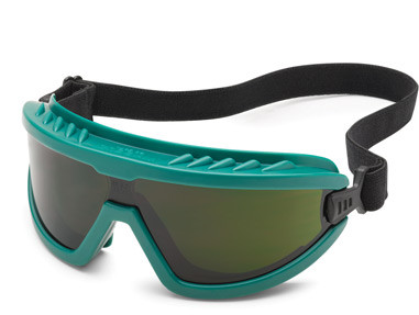 Gateway Safety Wheelz® Soft Green Frame 3.0 IR Filter Shade Safety Goggles - 10 Pack