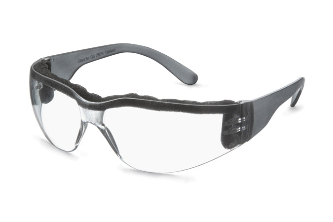 Gateway Safety StarLite® FOAM Clear Anti-Fog Foam Lens Black Temple Safety Glasses - 10 Pack